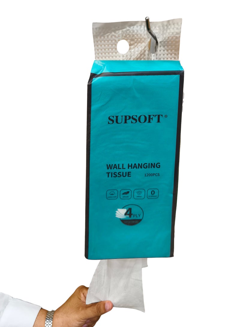 Generic Wall Hanging Tissues 4Ply Contains 1200 Tissues  - Image 2