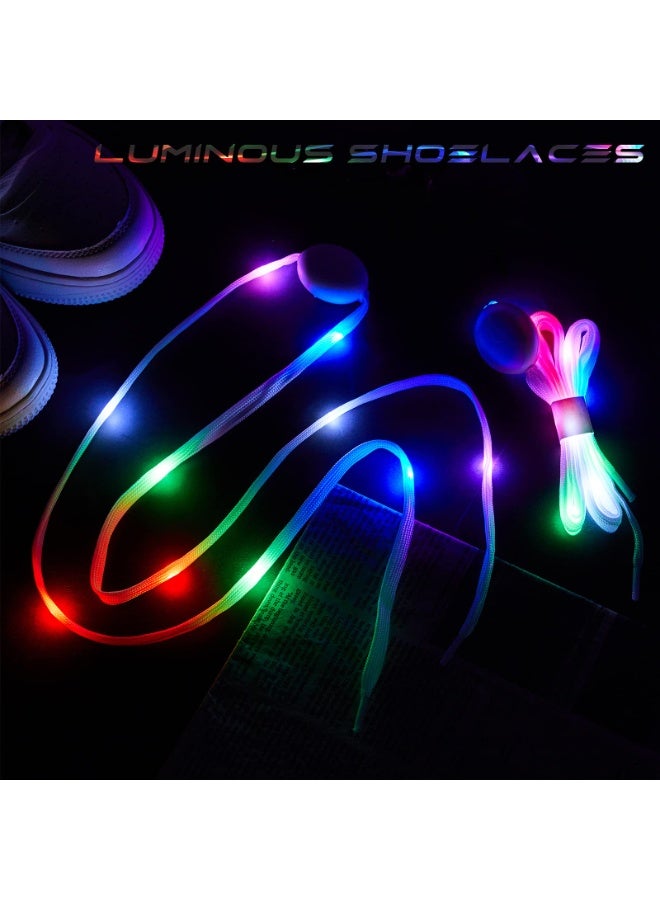 LED Flashing Nylon Shoelaces, Light Up Shoe Laces for Party, Hip Hop & Dancing - Image 5