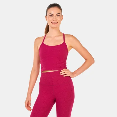Beyond Yoga Women's Spacedye Slim Racerback Cropped Tank Top