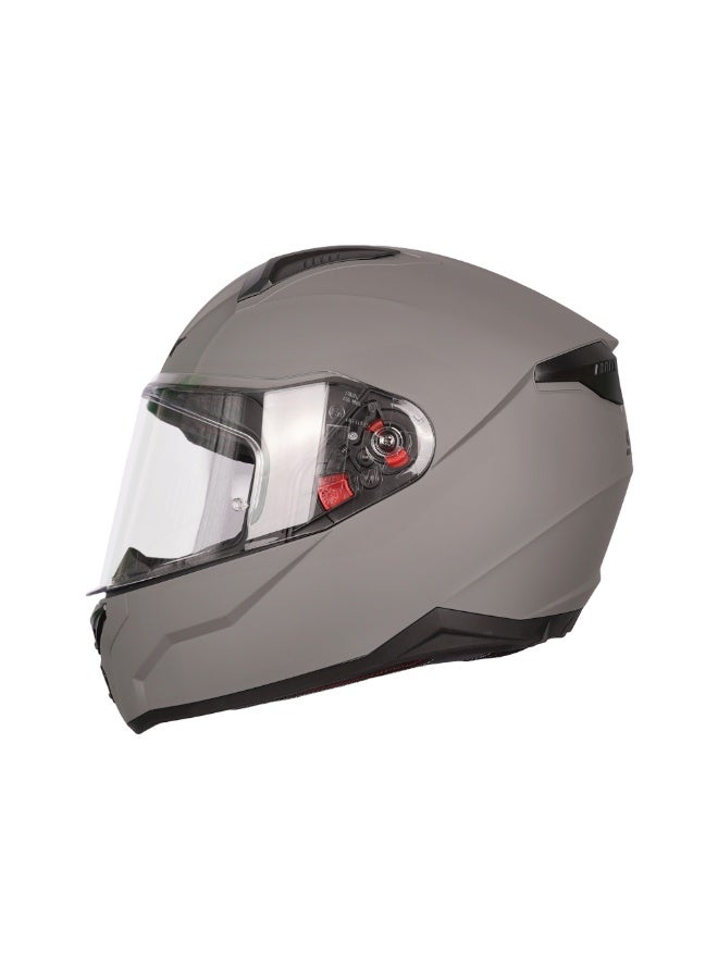 SMK Bionic Adult Solid MA 600 Full Face Helmet Matte Nardo Gray - 70011 - Image 1