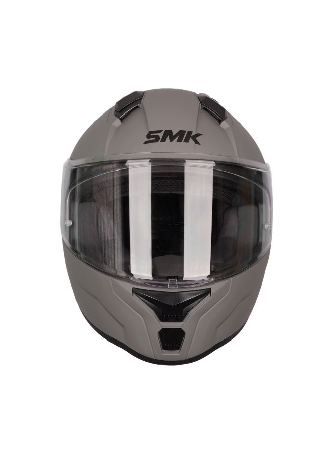 SMK Bionic Adult Solid MA 600 Full Face Helmet Matte Nardo Gray - 70011 - Image 3