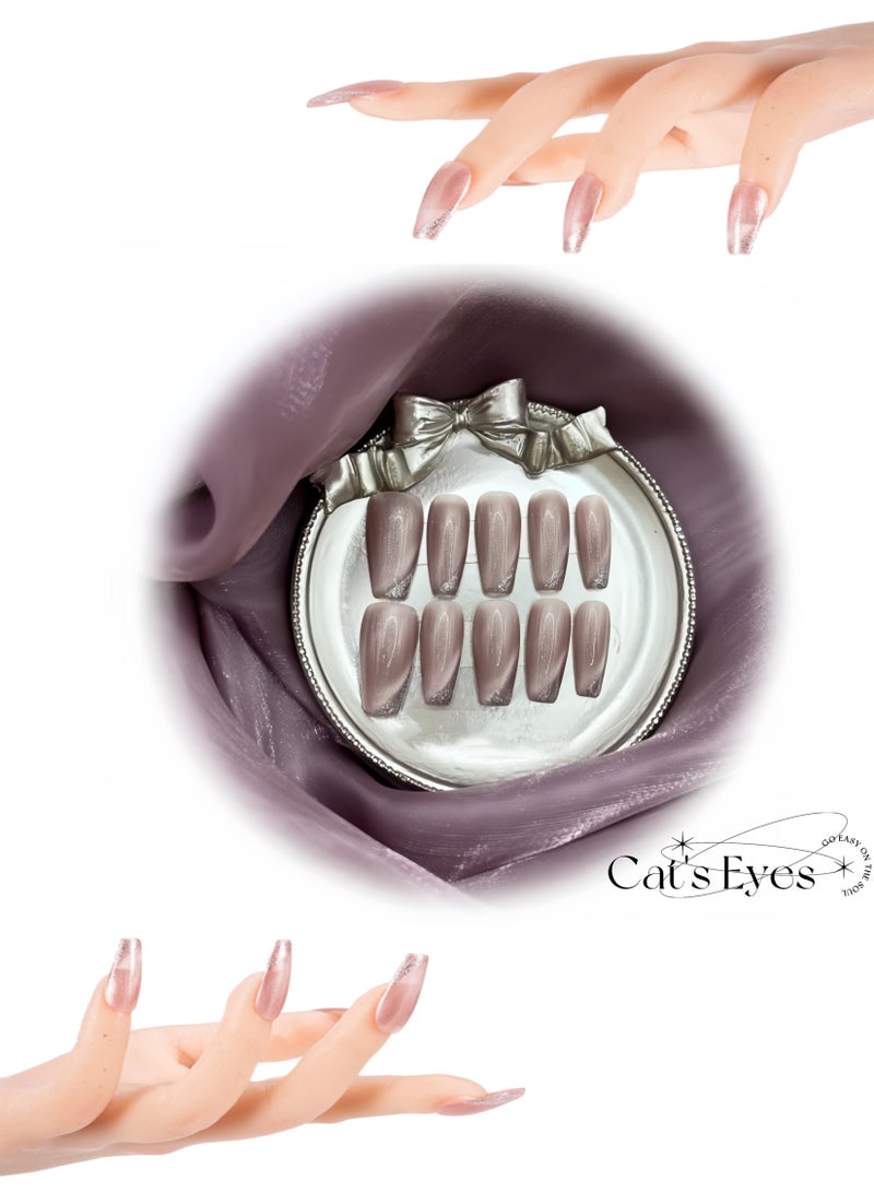 Nails Kit Cat's Eyes Protect Skin LED Nails Set,USB UV Light Flash Cure Nails for Women,Nails Luggage set ,Nail Gifts Set for Women,Nails Cosmetic Bag - Image 5