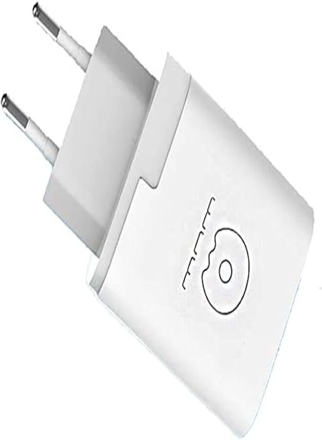 WUW C112 Home Quick Charger 18W PD 2 Port 1 Type-C And 1 usb 3.0A 5V/9V/12V - White