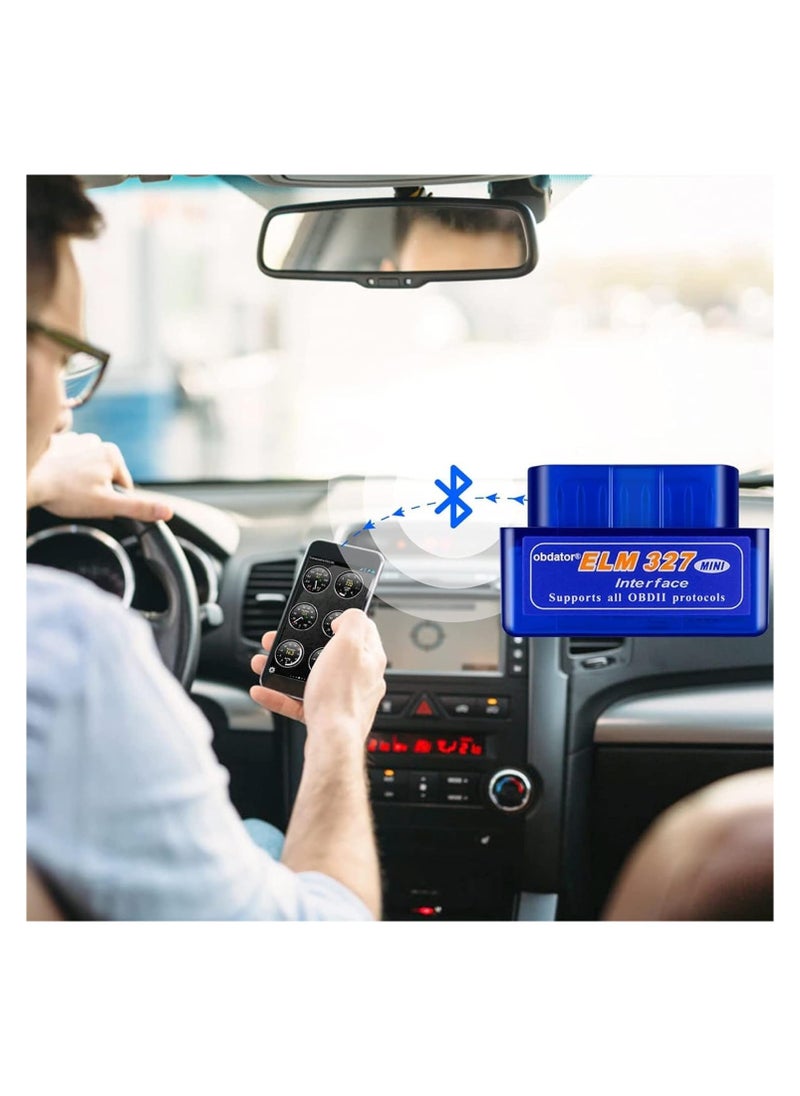 Generic - D6Mini V 2.1 Elm327 Obd2 Bluetooth Adapter Elm 327 V2.1 Obd 2 Obdii Scanner Diagnostic Scan Tool Car Code Reader Obd-Ii Elm-327 - Image 1