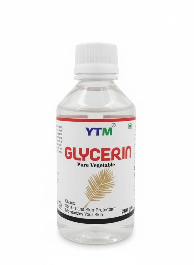 YTM 100% Pure Glycerine Vegetable Combo pack ( 200gm X 2 ) Glycerin for face | Pure Organic Ingredients Food |Vegan, Hypoallergenic Moisturizer And Skin | Face Beauty Skin | Glycerine organic hair gel (Pack of 2) - Image 3