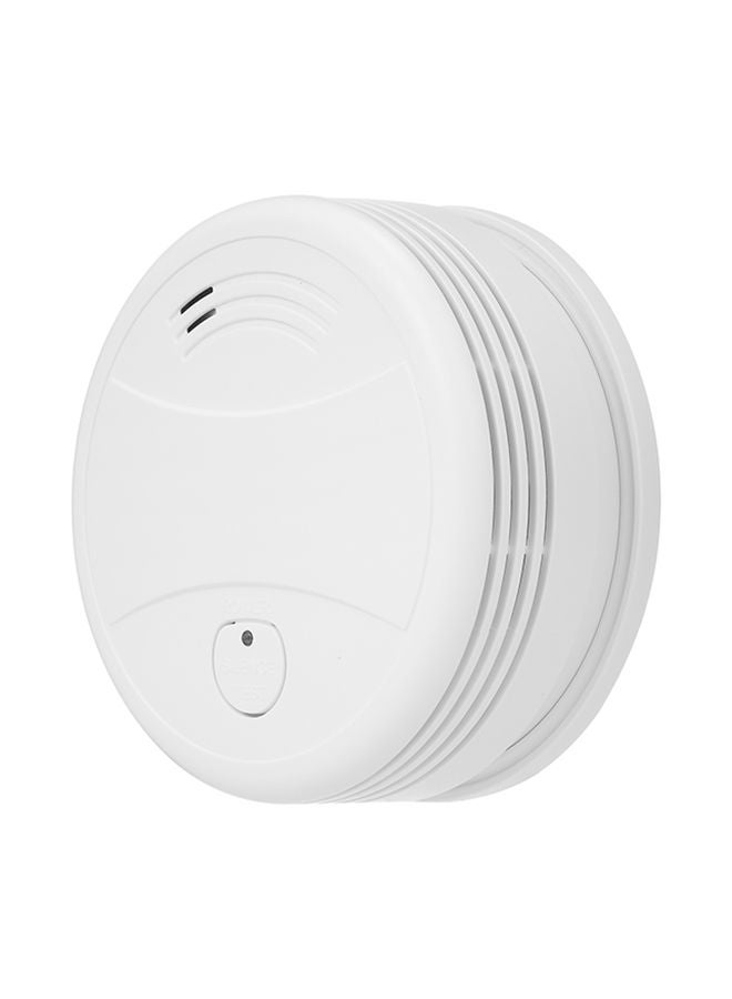 NIBEMINENT Intelligent Wi-Fi Strobe Smoke Detector Wireless Fire Alarm Sensor White 11.3x5.5x11.3centimeter - Image 5