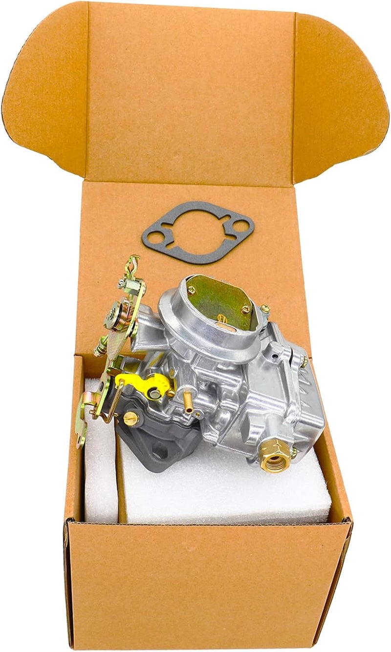 FYSHIQING 1-Barrel Carburetor Replacement for Ford 1957-1962 6CYL with Manual Choke and Gasket - Image 4