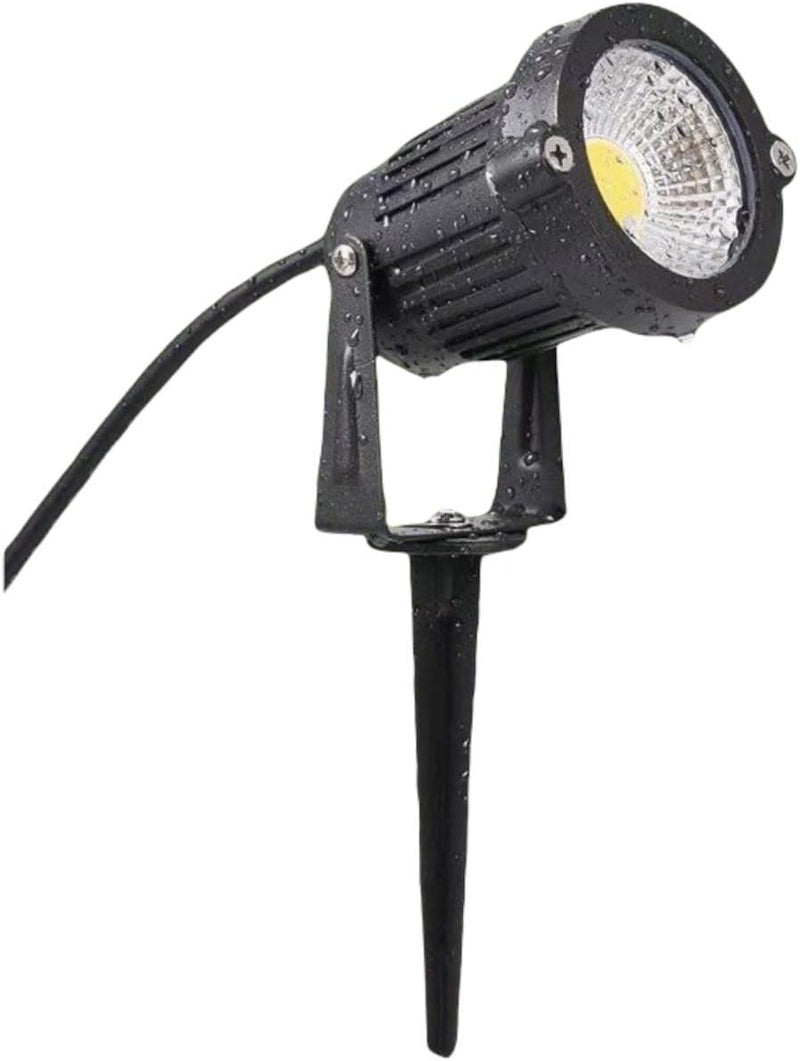 5W LED Outdoor Garden Spot Light with Spiked Stand - Warm White - Image 1