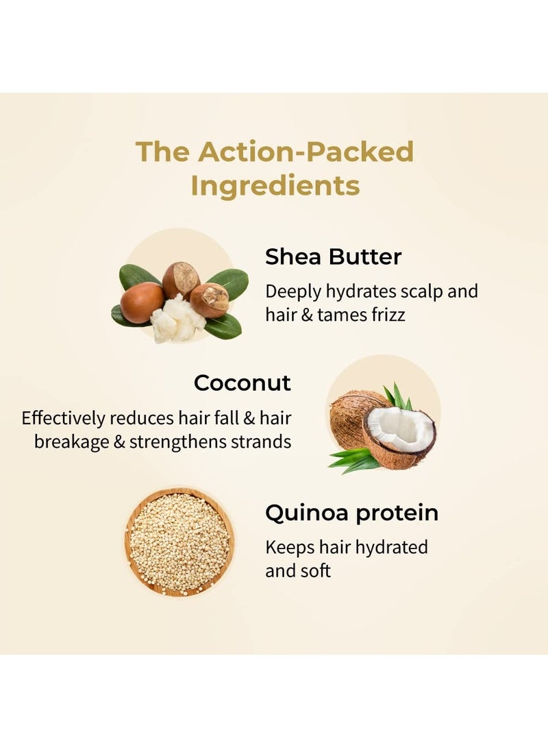 Vedix Ayurvedic Hair Mask For Hair Growth, Customized Pratida Shine Rebound Hydrating Hair Mask For Coloured & Chemically Treated Hair With Shea Butter + Coconut + Quinoa Protein - 200 Gram - Image 3