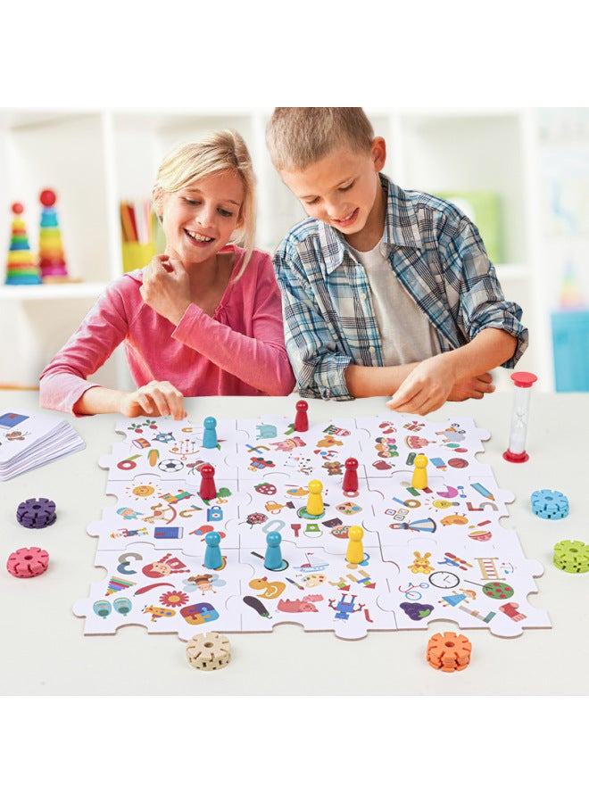 Parent-child Toys 2-3-6 Years Old Two Or Three Years Old Half Boys And Girls Early Education Educational Interactive Children's Games-Color:Find A Little Detective - Image 2