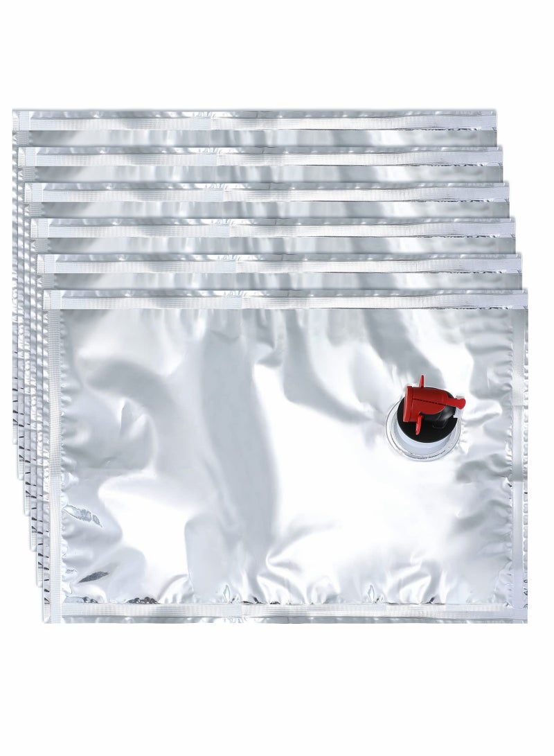 SOLARAE حقيبة استبدال زجاجة النبيذ، حقيبة تخزين قابلة لإعادة الاستخدام والتعبئة مع فوهة، محمولة للسفر والتخييم والمشي، سعة 3 لتر - Image 1