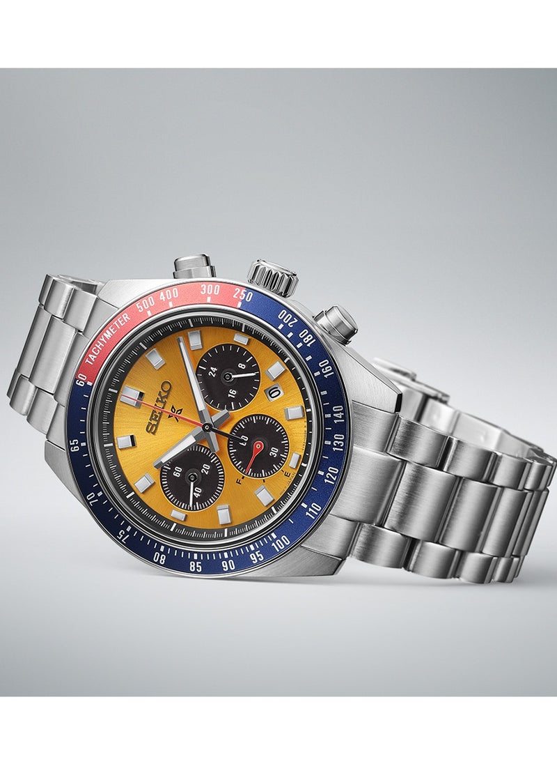 Seiko - Pogue Prospex SpeedTimer Chronograph Stainless Steel Watch SSC947P1 - Image 1