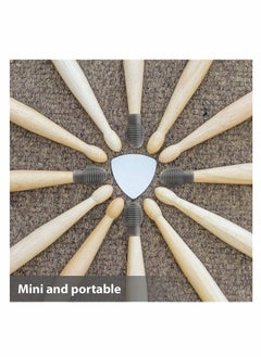 Y&D 4 Pieces Drum Mute Drumstick Silent Tip, Dampener Silicone Practice Tips Percussion Accessory, Replacement  - Image 4