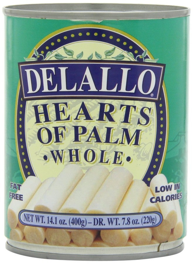 DeLallo Whole Hearts of Palm, All Natural, Harvested in South America, Low Fat and Low Calorie, Unique Canned Vegetable for Topping Salads and Snacking, Non-GMO, Kosher, Gluten-Free, 14.1 oz Can, (6 Pack) - Image 4