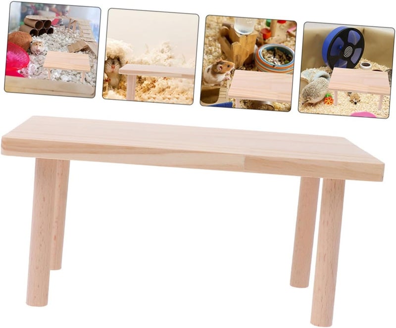 Long term heavy use compatible HANABASS Hamster Plaything Second Floor Platform Hamster Cage Partition Climbing Board Care processed raw material - Image 4