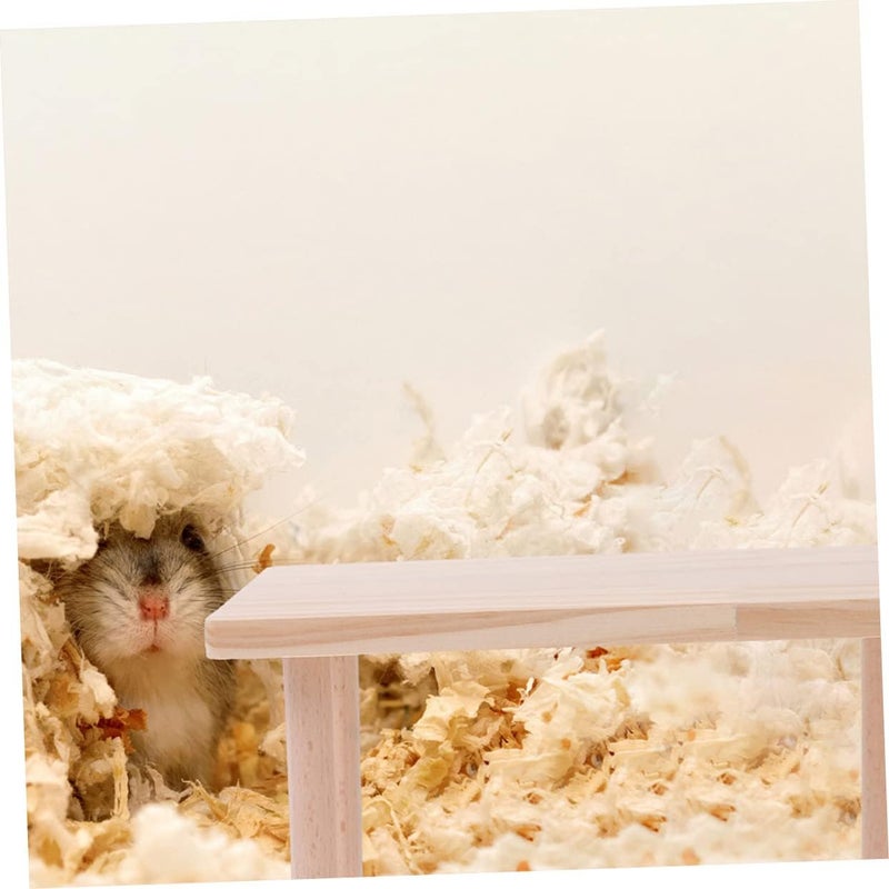 Long term heavy use compatible HANABASS Hamster Plaything Second Floor Platform Hamster Cage Partition Climbing Board Care processed raw material - Image 5