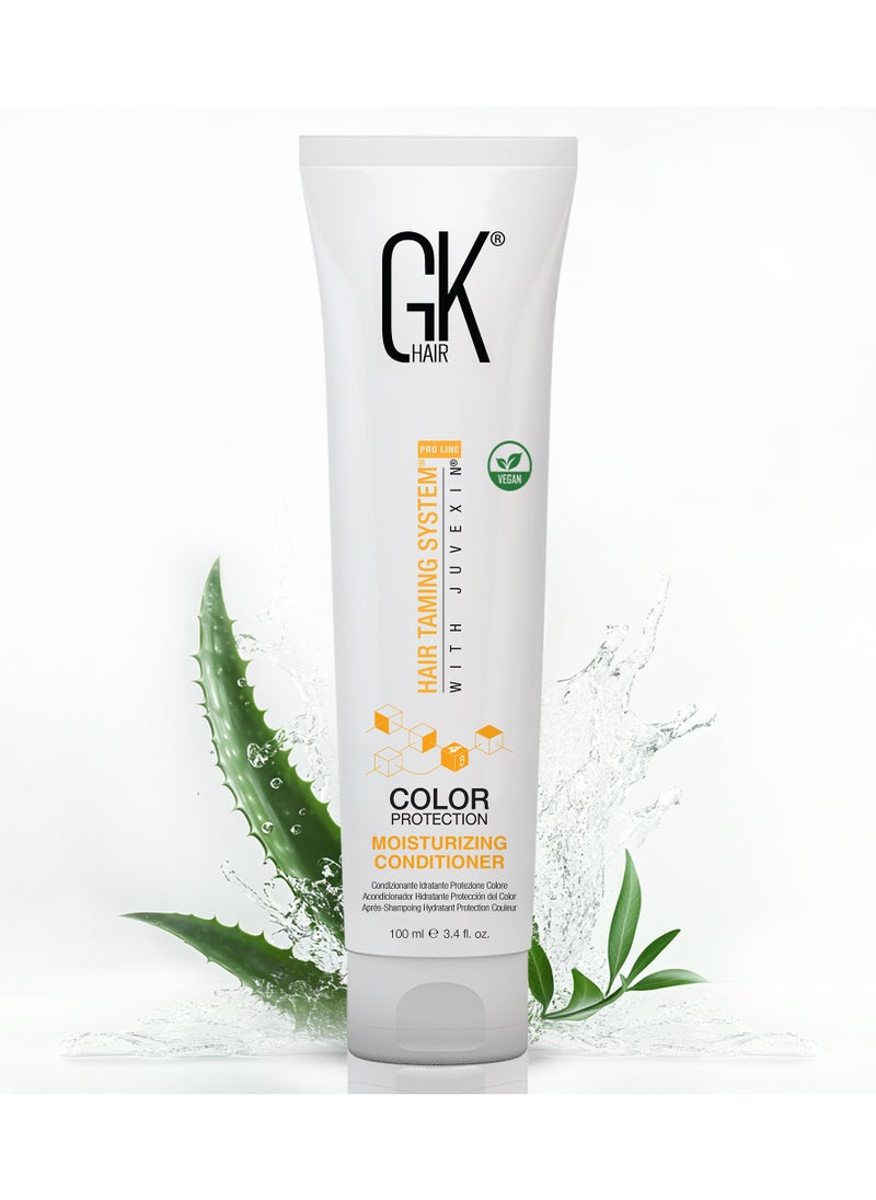 GK Hair Moisturizing Conditioner (100ml/3.4 Fl Oz) for Hydrating Color Protection Dry Damage Curly Frizzy Color Treated Hair Repair Organic Paraben Sulfate Free All Hair Types  - Image 1
