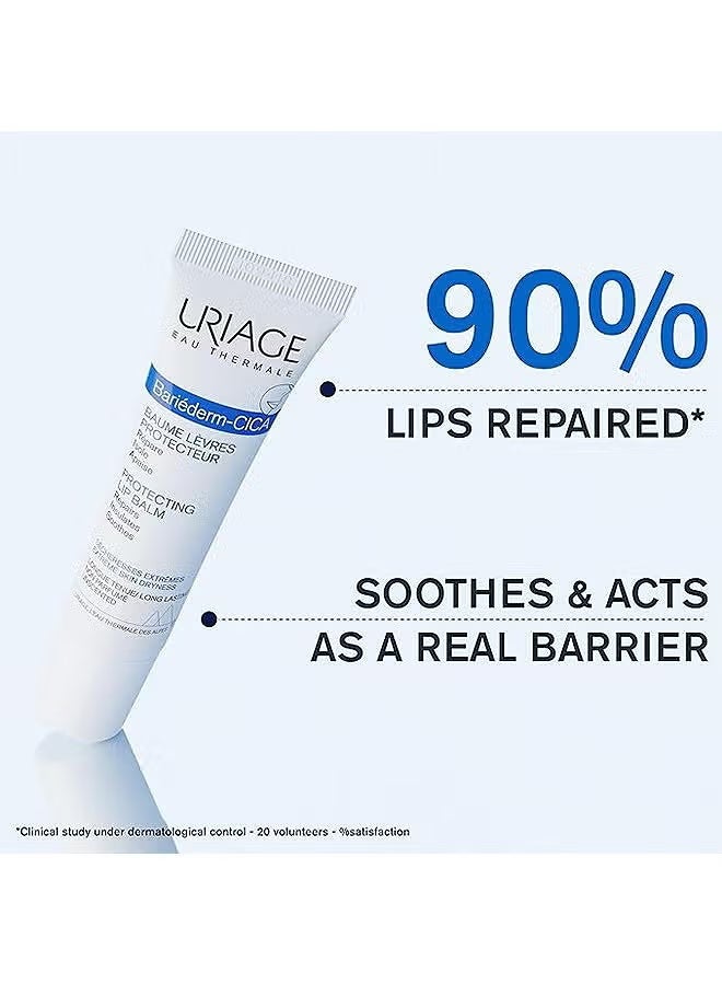Uriage Ea Thermale Bariederm Cica Repairing Lip Balm, Instantly Soothes Dry Chapped Lips, Lip Soothing Essence Lip Cream 15ML - Image 2