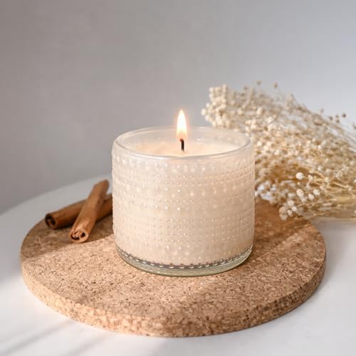 Iris Celeste Trinket Candle Fragrance Fleur,113g 4oz Pearl Color jar - Image 2