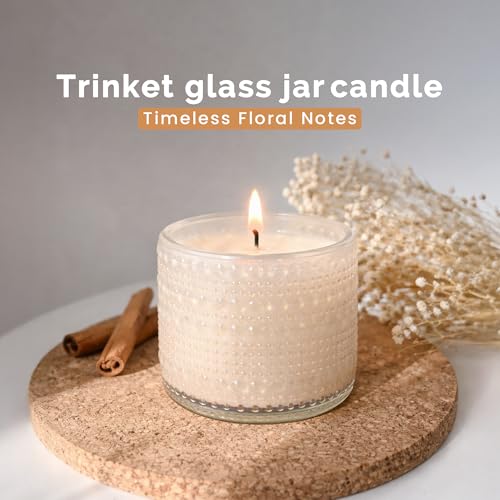 Iris Celeste Trinket Candle Fragrance Fleur,113g 4oz Pearl Color jar - Image 5