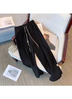 Generic Plus Size Casual Pants Women Autumn Winter 2024 Fashion Black (delivered within 48 hours) 