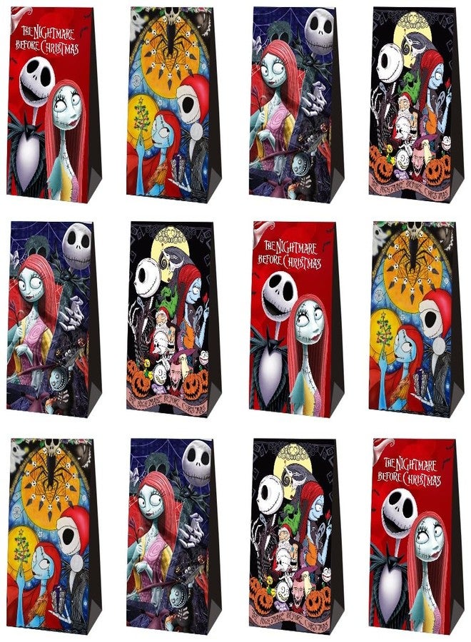 fancigo 12Pcs Nightmare Party Gift Bags Goodie Bags for Nightmare Birthday Decorations Party Supplies - Image 3