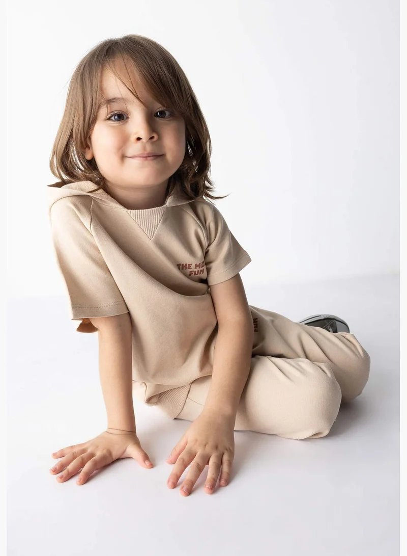 DeFacto BabyBoy Knitted Short Sleeve T-Shirt