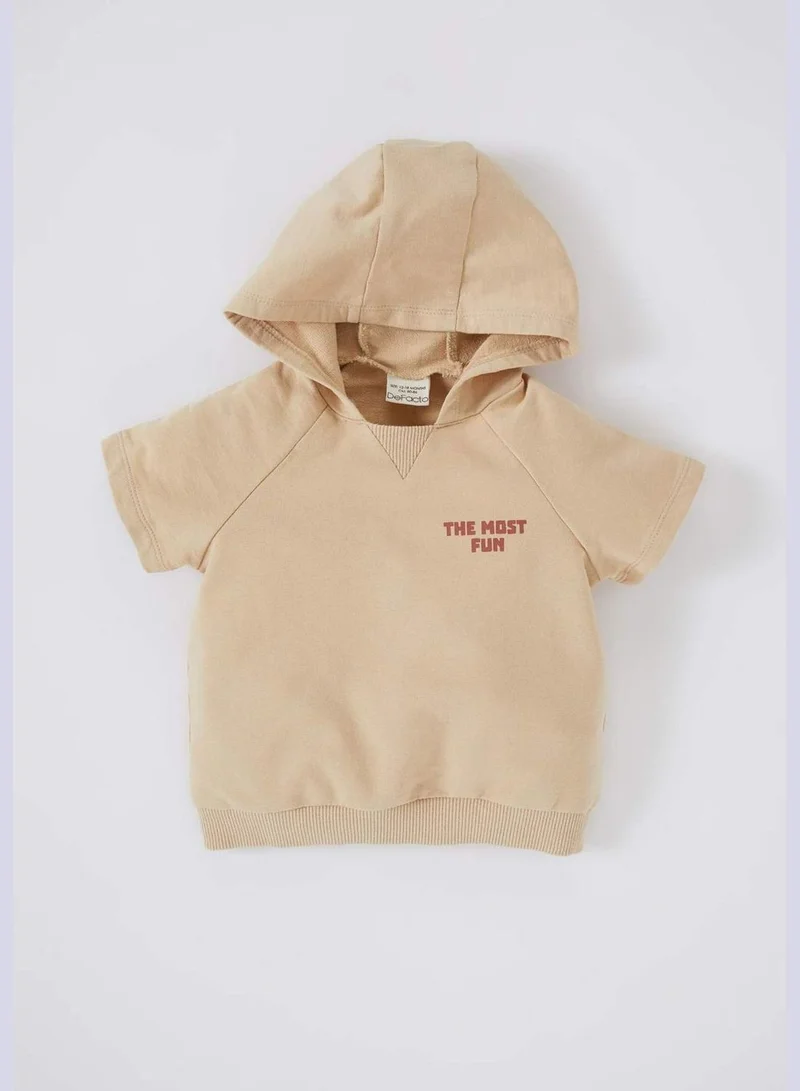 DeFacto BabyBoy Knitted Short Sleeve T-Shirt