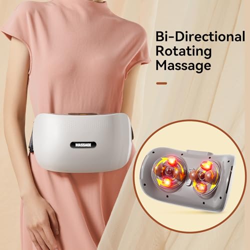 SORELAX Electric Double Disc Abdominal Cellulite Massager with Heat for Flatulence and Period Cramps, Belly and Stomach Massager for Digestion and Constipation - Image 2