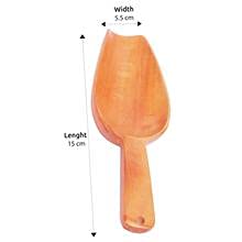 looms & weaves - Neem Wood Scoop Spoon - to Gauge Flours/Rice/Sugar/Ice Creams etc – Set of 4 - Image 5
