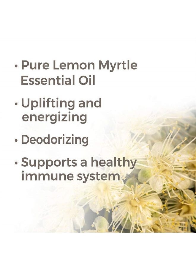 Plant Therapy - Lemon Myrtle Essential Oil 10 mL (1/3 oz) 100% Pure, Undiluted, Therapeutic Grade - Image 1