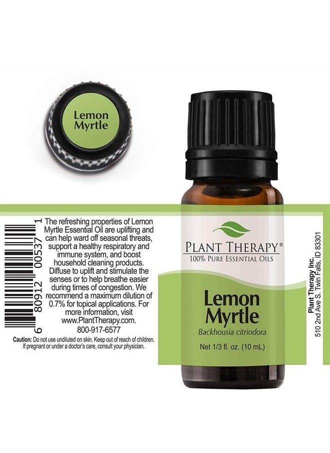 Plant Therapy - Lemon Myrtle Essential Oil 10 mL (1/3 oz) 100% Pure, Undiluted, Therapeutic Grade - Image 1