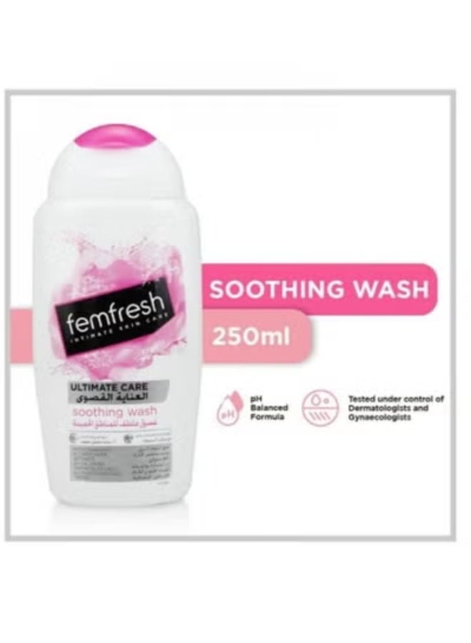 femfresh Soothing Wash For Intimate Areas, Maximum Care 250 ml - Image 2