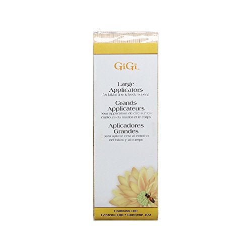 GiGi Large Applicators for Bikini Line Body Waxing 100 ea Pack of 2