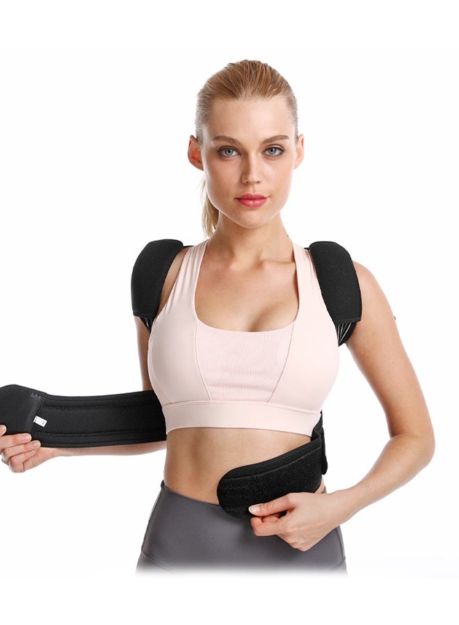 Polish'D Posture Corrector for Women and Men, Improve Posture Correct Hunchback Slouching Invisible Under Clothes - Adjustable Lightweight Upper Back Brace for Neck Shoulder & Upper Back Pain Relief - Image 2