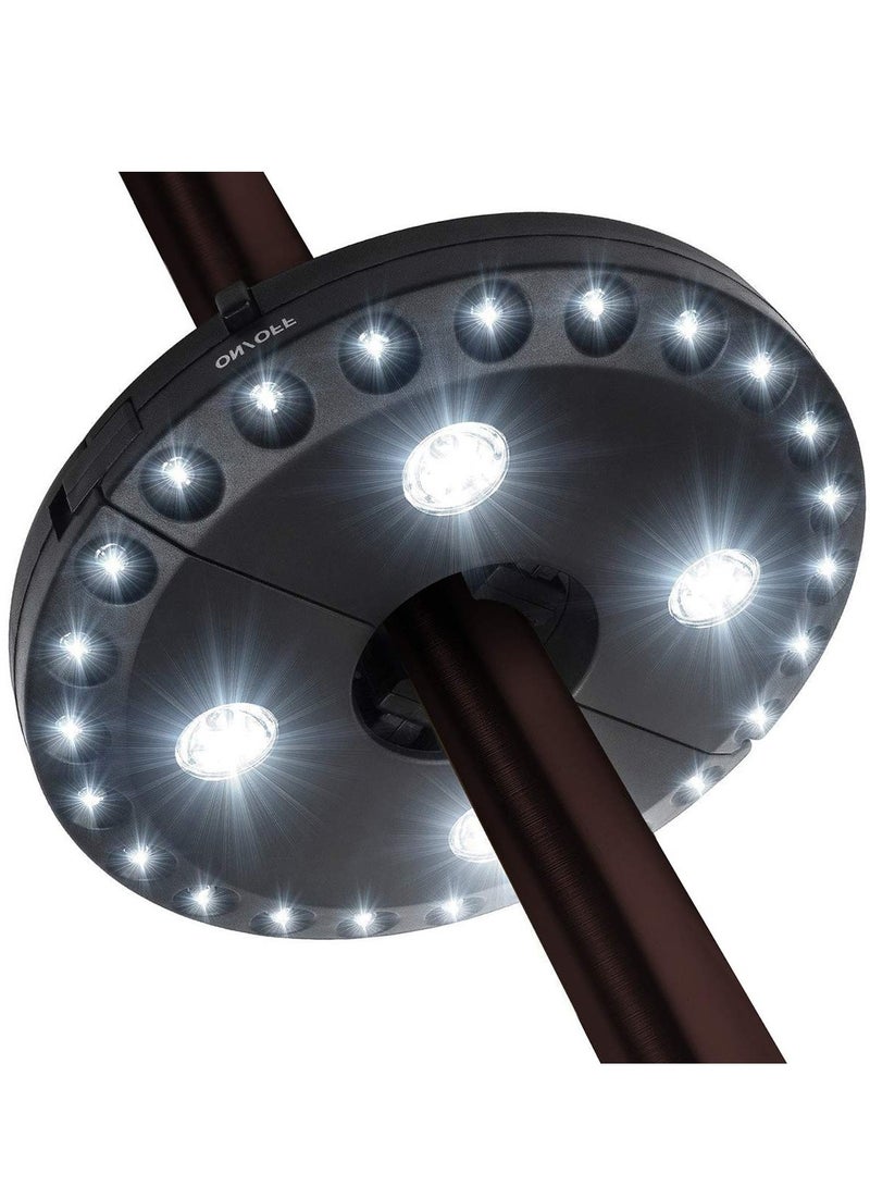 SYOSI ضوء مظلة الفناء، أضواء بدون سلك، 28 ضوء LED بقوة 200 لومن 3 أوضاع إضاءة بدون سلك، إضاءة خارجية لحديقة التخييم والخيام [فئة الطاقة A+++] - Image 1
