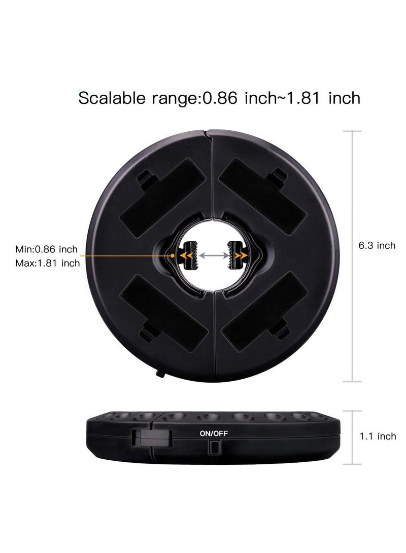 SYOSI ضوء مظلة الفناء، أضواء بدون سلك، 28 ضوء LED بقوة 200 لومن 3 أوضاع إضاءة بدون سلك، إضاءة خارجية لحديقة التخييم والخيام [فئة الطاقة A+++] - Image 4