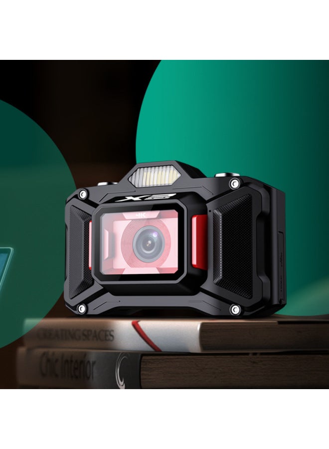 Generic Student Ccd Digital Camera D51 HD Retro Camera VLOG Card Machine Selfie Filter 4K-Body Color:64G  - Image 3