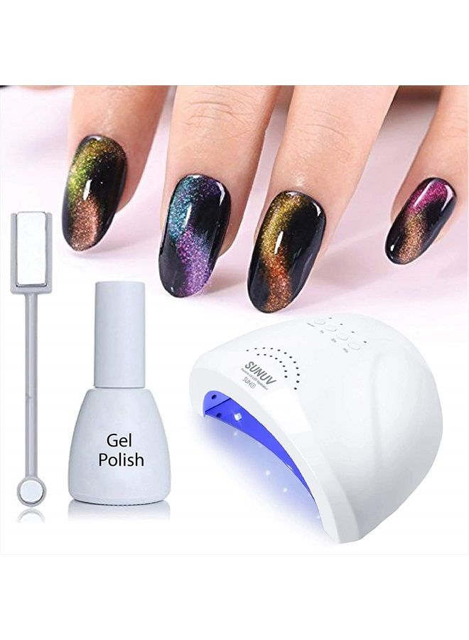 SUNUV UV LED Nail Lamp, SUNUV Gel Nail Light for Nail Polish 48W UV Dryer with 3 Timers SUNone - Image 4
