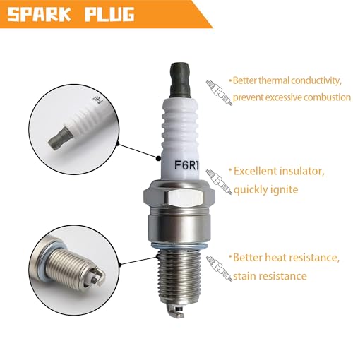 YGQ Spark Plug fit for TORCH F6RTC F6TC NGK BPR6ES BP6ES Champion RN9YC Bosch WR6DC Honda GX160 GX270 GX390 Predator 212 Champion Generac Generator - Image 3