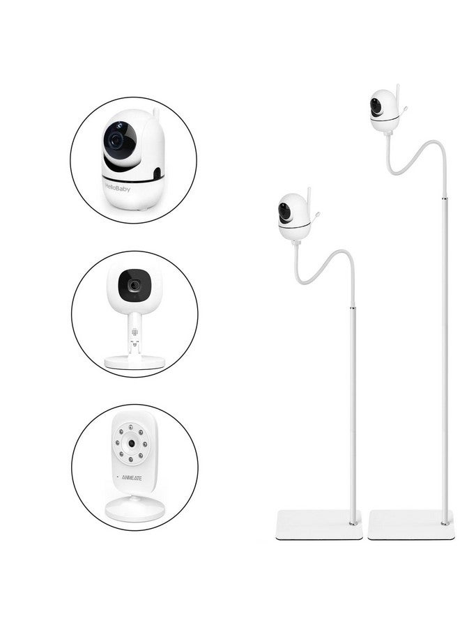 iTODOS 68.8" Adjustable Height Baby Monitor Floor Stand Holder for HelloBaby HB6550/HB65/HB6558/HB66/HB248,Nanit Pro Smart Baby Monitor & Flex Stand,ANMEATE SM935E/SM650,Bonoch Baby Camera - Image 1