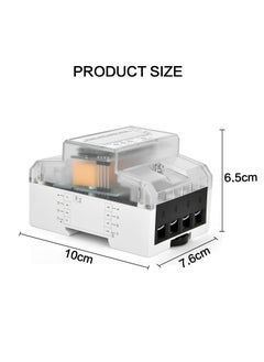 Generic Digital 3 Phase Electricity Meter, Calibrated Three Wire Current Meter for 230/400V Power Systems, Top Hat Rail Mounted with LCD Display (5-100A)  - Image 5