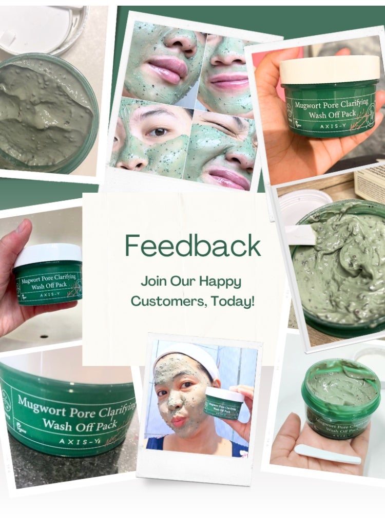 AXIS-Y Clogged Pores & Excess Oil Solution – Axis-Y Cera Mugwort Pore Clarifying Wash-Off Mask for Deep Purifying & Skin Calming - Image 2