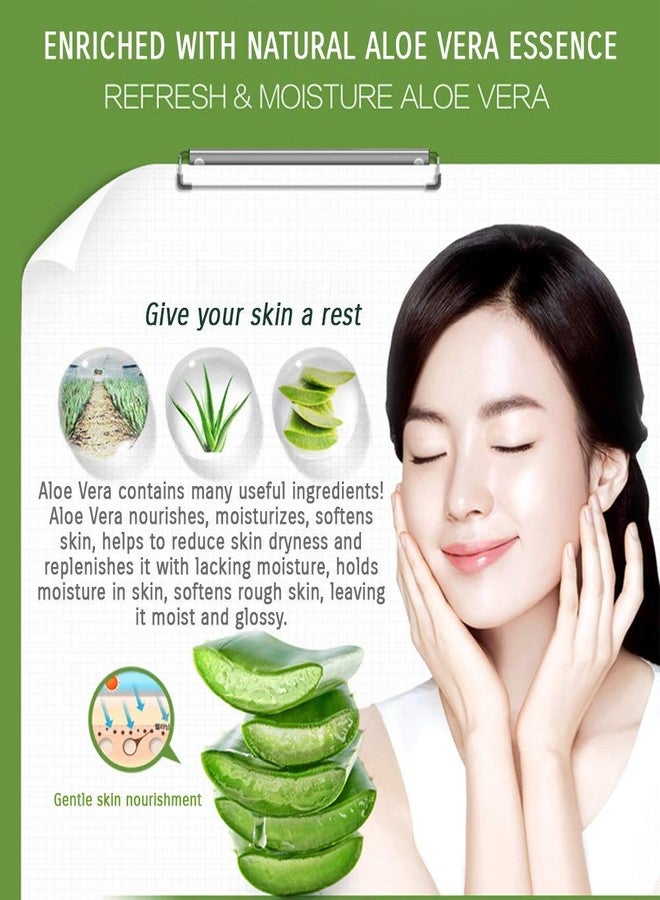 BIOAQUA 92% Aloe Vera Refresh Moisturizing Toner Natural Plant Skin Care 120ml - Image 5
