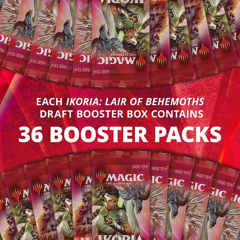 Magic the Gathering Magic: The Gathering Ikoria: Lair of Behemoths Draft Booster  Box | 36 Draft Booster Packs (540 Cards + Box Topper) | Factory Sealed |  Best Price Oman | Muscat, Seeb