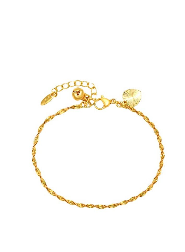 24K Gold Plated Fashion Vintage Bracelet - Image 1
