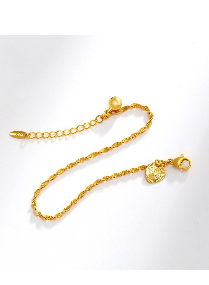 24K Gold Plated Fashion Vintage Bracelet - Image 3