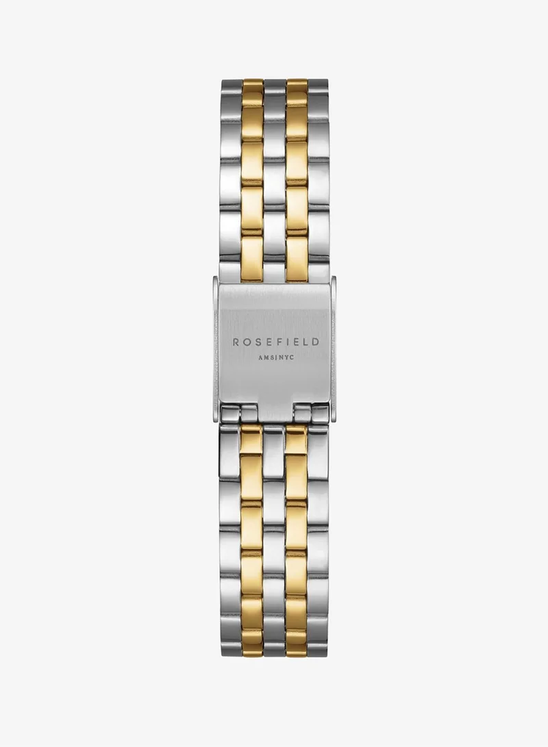 Rosefield  Rosefield The Boxelle Duotone, White Dial Steel Strap Women Watch, BWDSG-B03 for Women | Best Price UAE