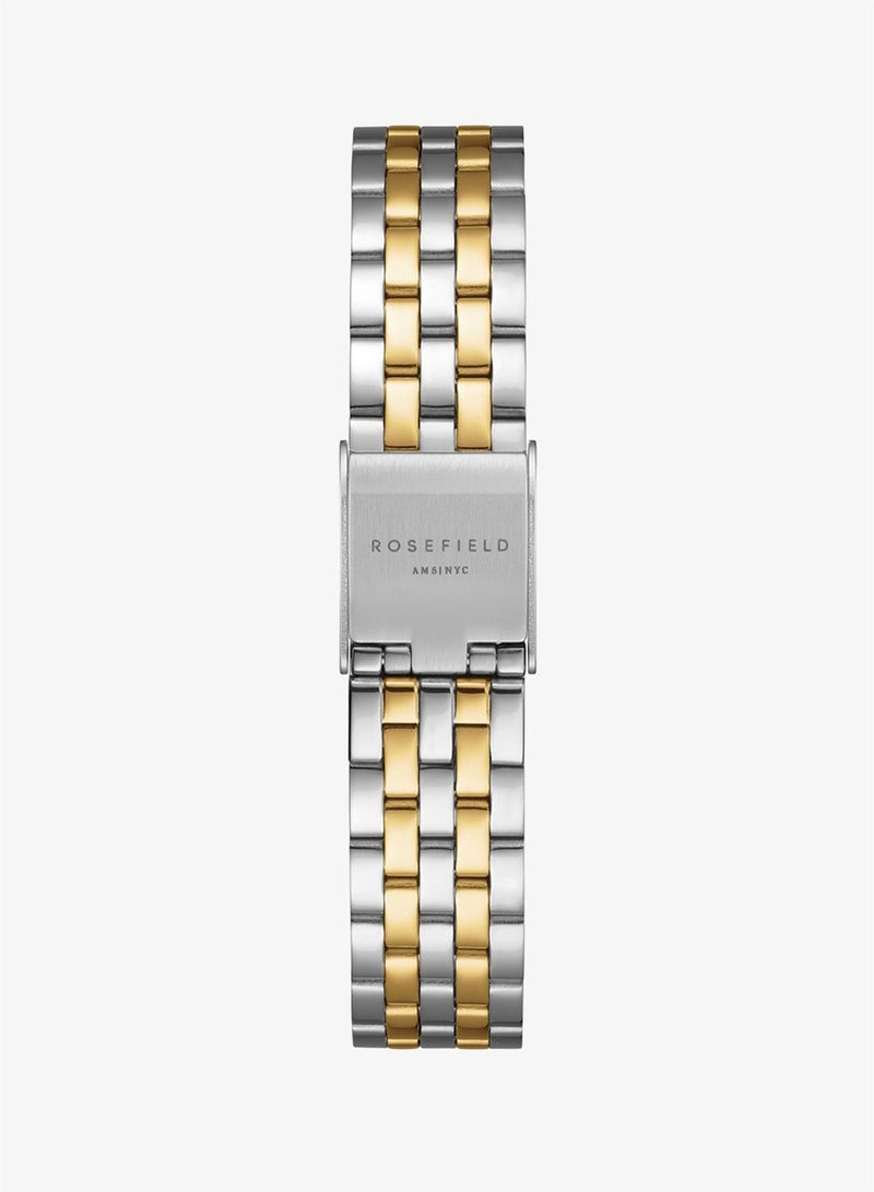 Rosefield The Boxelle Duotone, White Dial Steel Strap Women Watch, BWDSG-B03 - Image 3