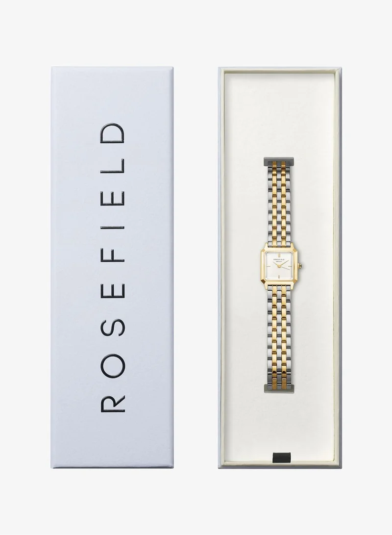 Rosefield  Rosefield The Boxelle Duotone, White Dial Steel Strap Women Watch, BWDSG-B03 for Women | Best Price UAE